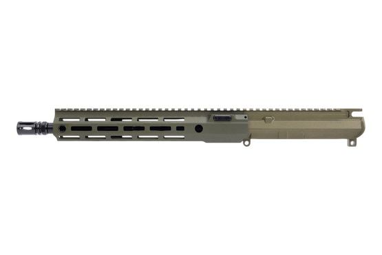 OD Green M4E1 Threaded Complete AR-15 Upper with 12.5" barrel